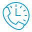 Time delivery icon for on-time project completion