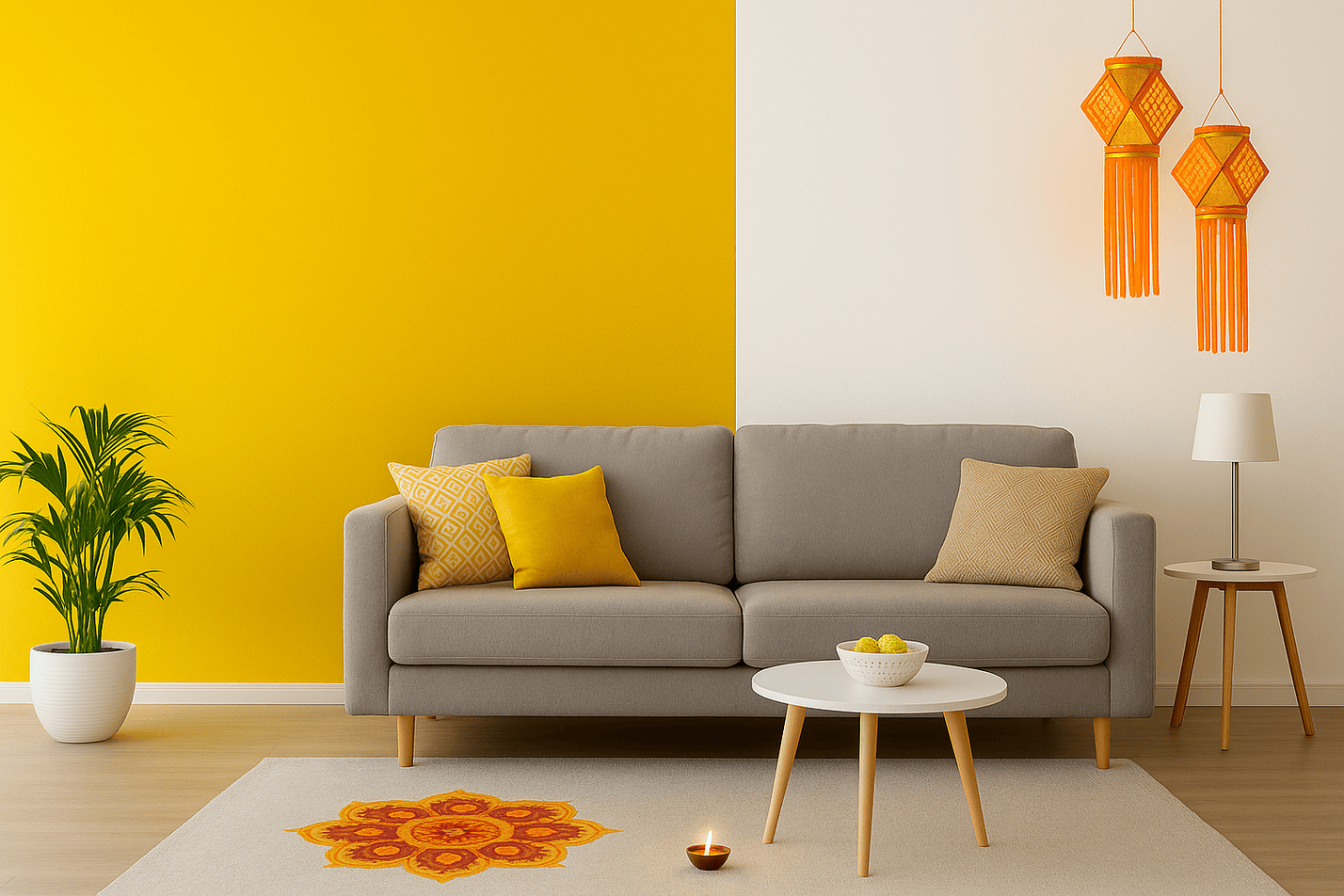 Interior vs Exterior Painting – What to Prioritize Before Diwali in Delhi | hamarapainter.com