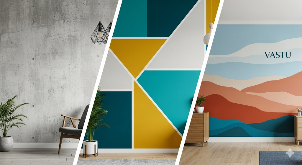 Trending Feature Walls & Vastu Colours in Delhi Cafes & Homes