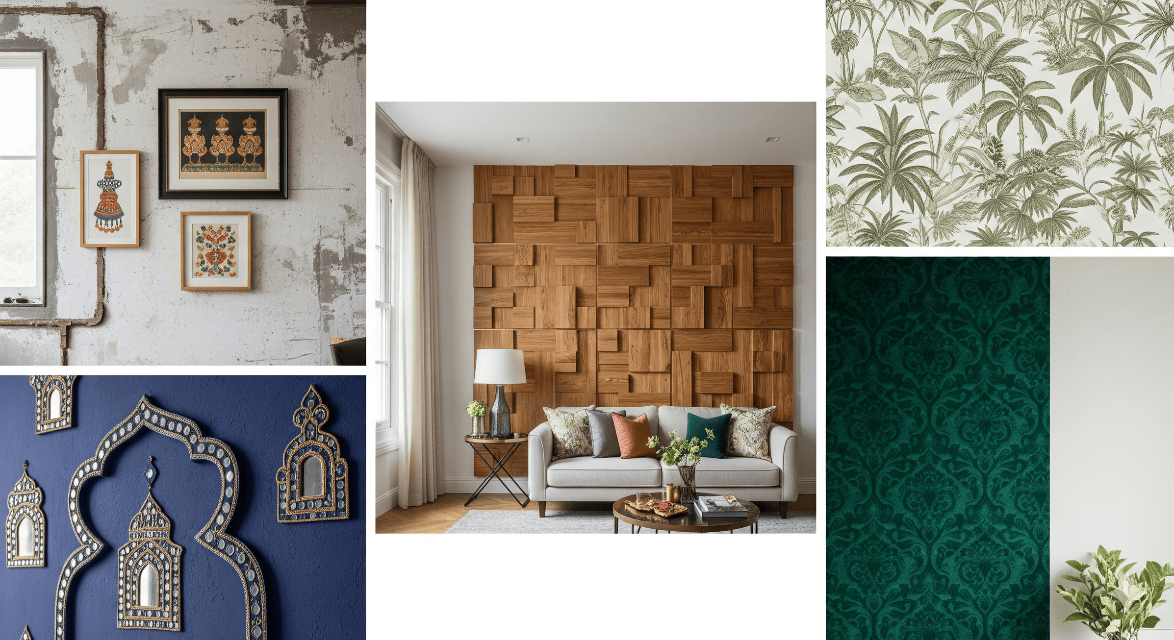 Wall Texture & Feature Walls Ideas for South Delhi Apartments
